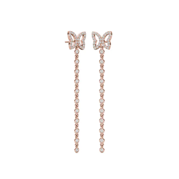 Butterfly Drop Earrings