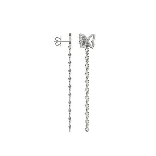 Butterfly Drop Earrings