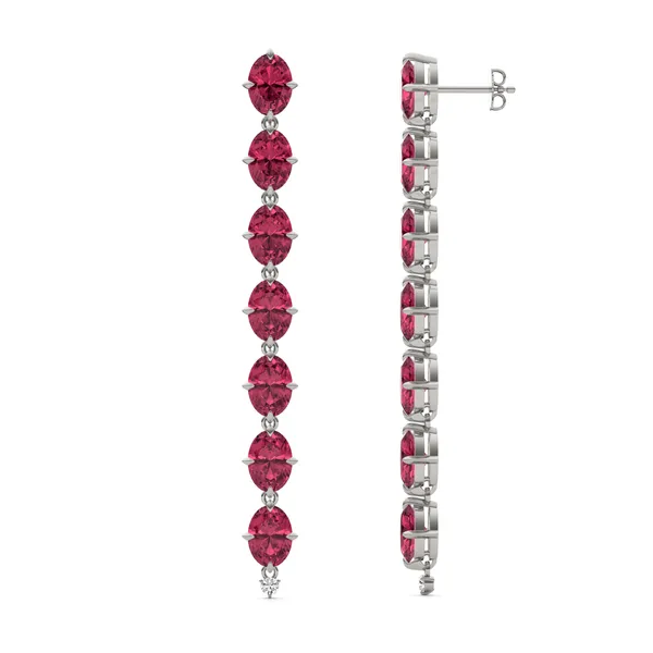 Ruby Lyon Drop Earrings