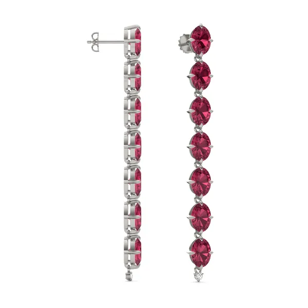 Ruby Lyon Drop Earrings