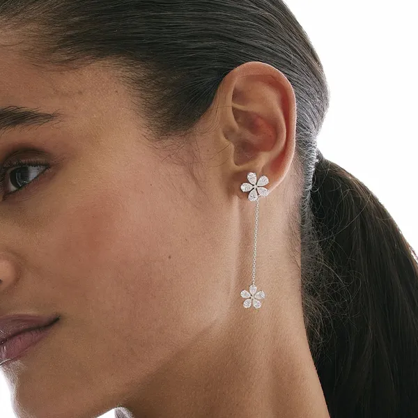 Viola Couture Drop Earrings