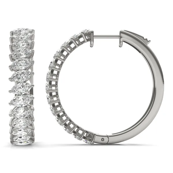 Asymmetrical Couture Hoop Earrings