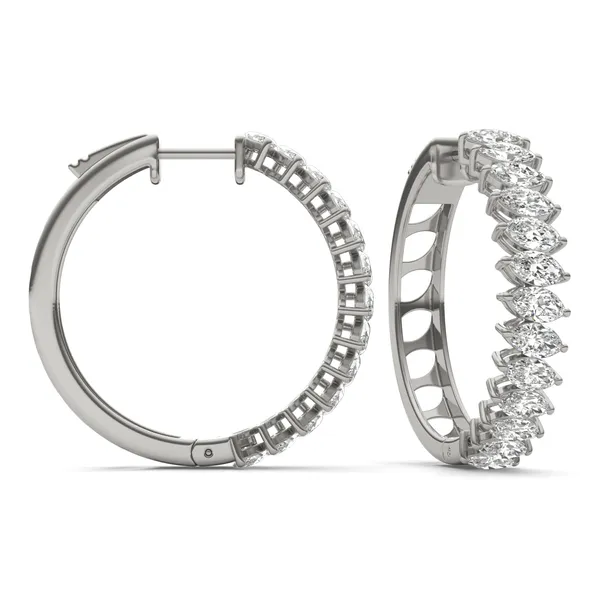 Asymmetrical Couture Hoop Earrings