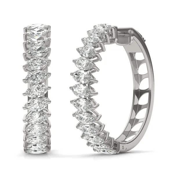 Asymmetrical Couture Hoop Earrings