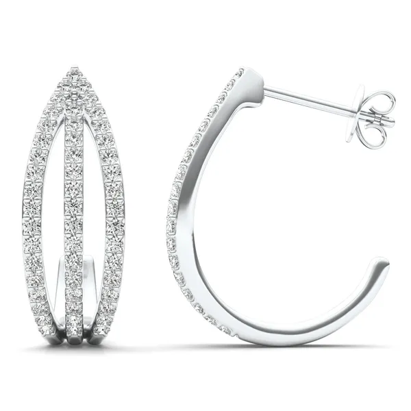 Triple Arc Hoop Earrings
