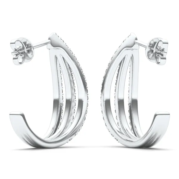 Triple Arc Hoop Earrings