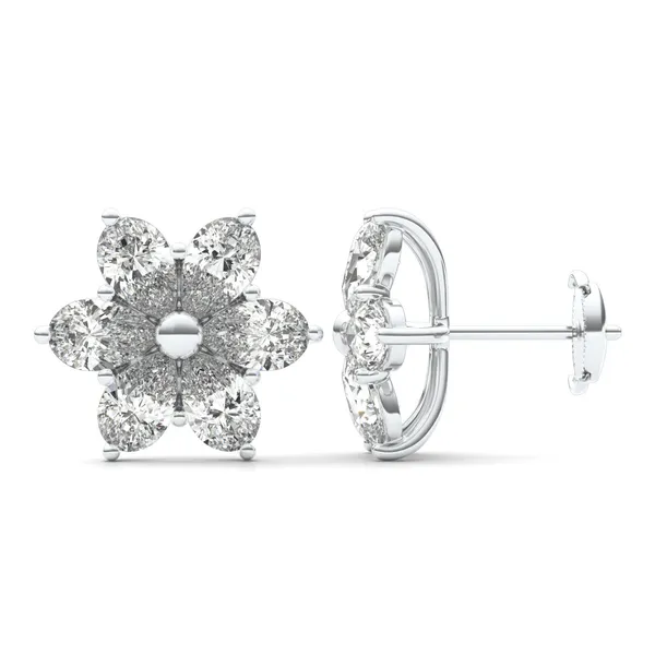 Fleur Éternelle Couture Stud Earrings