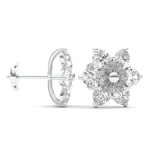 Fleur Éternelle Couture Stud Earrings