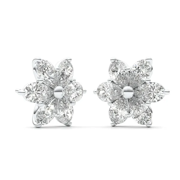 Fleur Éternelle Couture Stud Earrings
