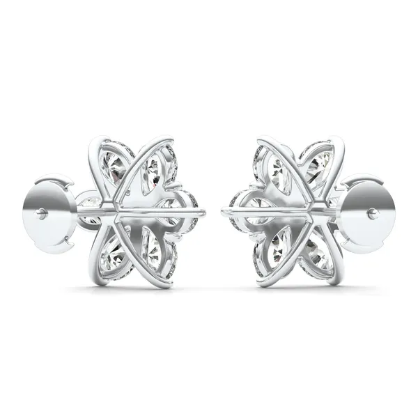Fleur Éternelle Couture Stud Earrings