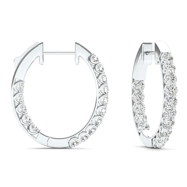 Maddie Oval Hoop Earrings