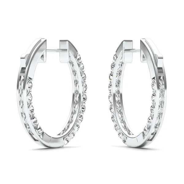 Maddie Oval Hoop Earrings