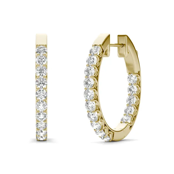 Maddie Oval Hoop Earrings