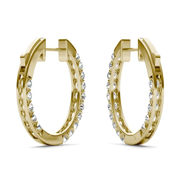 Maddie Oval Hoop Earrings