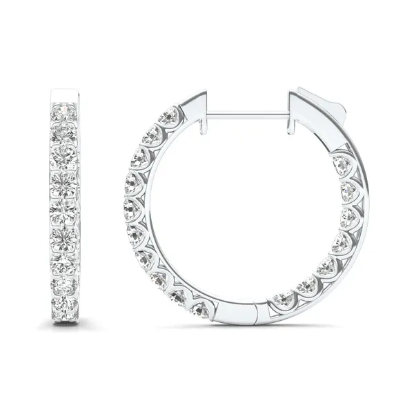 Classic Jenna Round Hoop Earrings