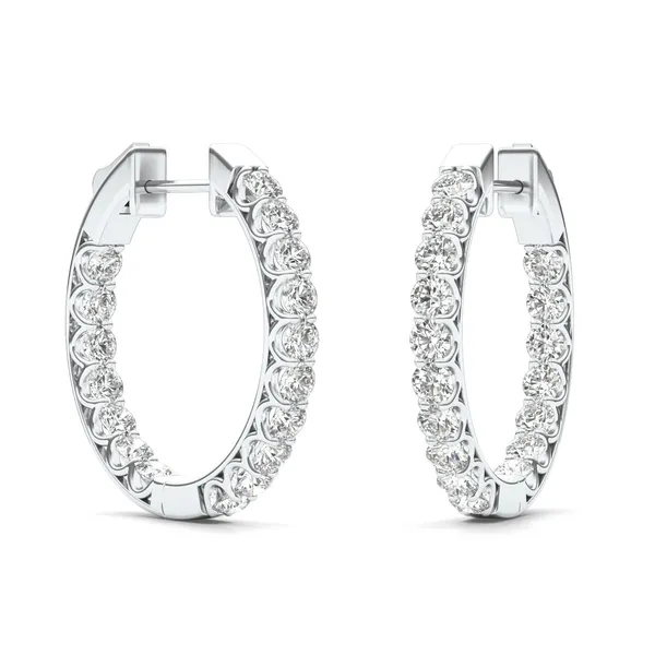 Classic Jenna Round Hoop Earrings