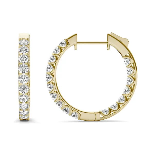 Classic Jenna Round Hoop Earrings