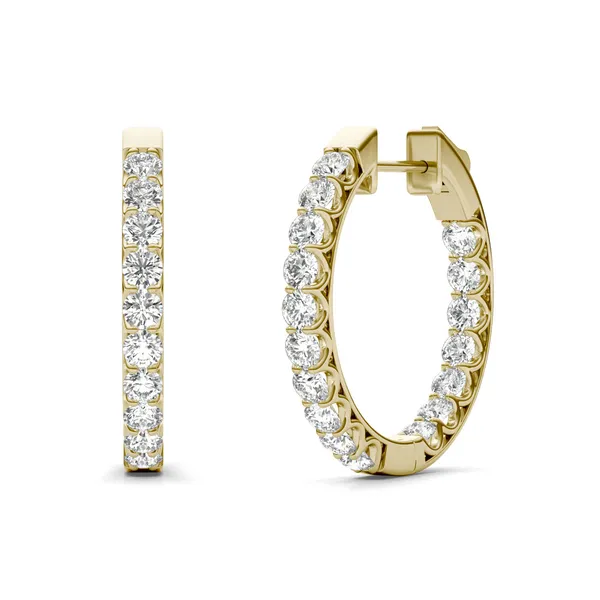 Classic Jenna Round Hoop Earrings