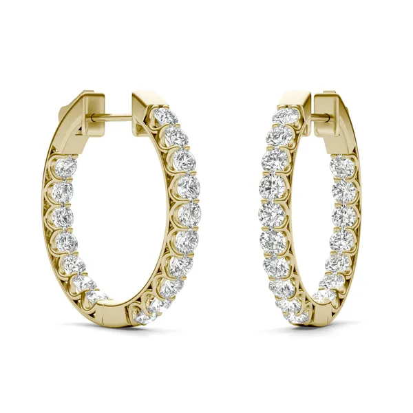 Classic Jenna Round Hoop Earrings