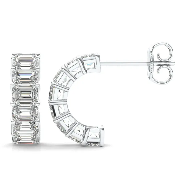 Esmeralda Huggie Hoop Earrings