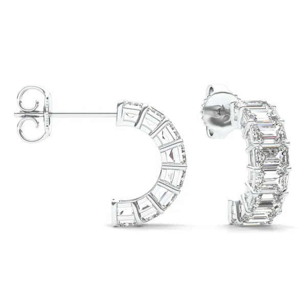 Esmeralda Huggie Hoop Earrings