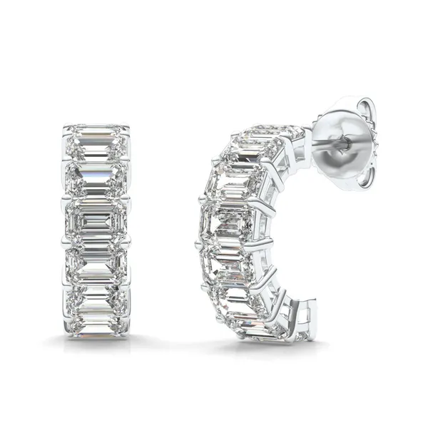 Esmeralda Huggie Hoop Earrings