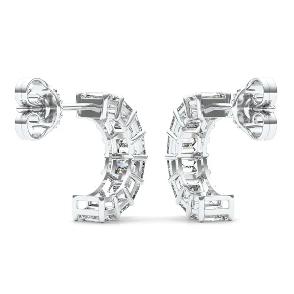 Esmeralda Huggie Hoop Earrings