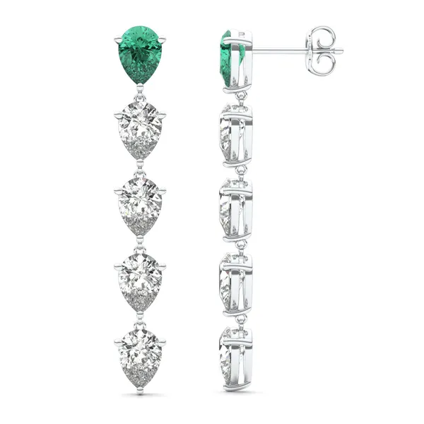 Emerald Decadence Drop Earrings