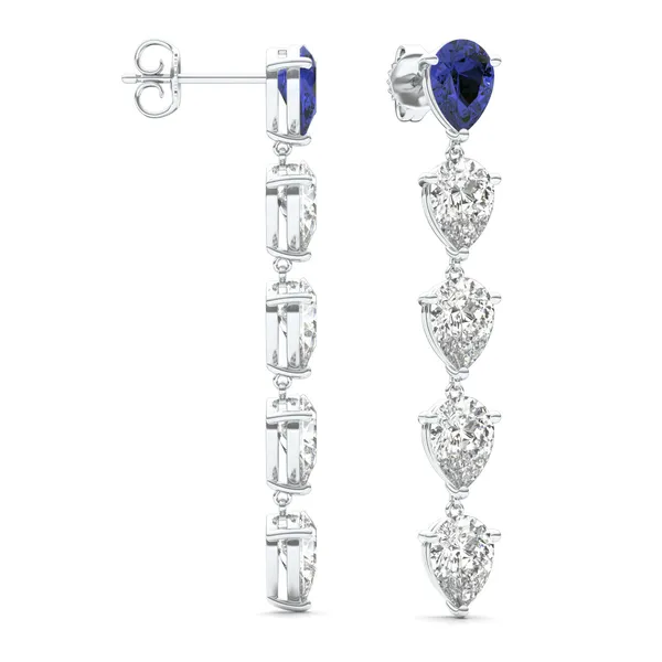 Sapphire Decadence Drop Earrings