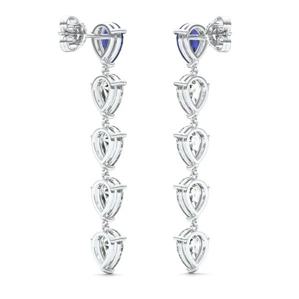 Sapphire Decadence Drop Earrings