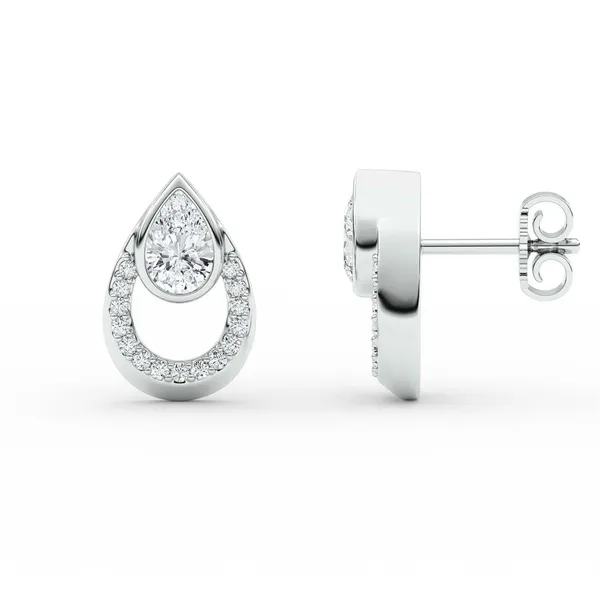 Pear Prisma Stud Earrings