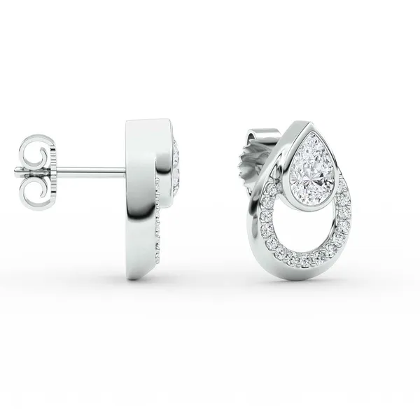 Pear Prisma Stud Earrings