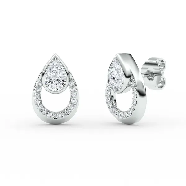 Pear Prisma Stud Earrings