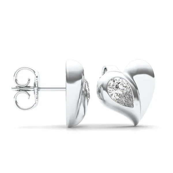 Perfect Pear Heart Studs