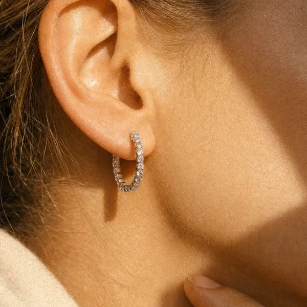 Inside Out Round Hoop Earrings Essentials