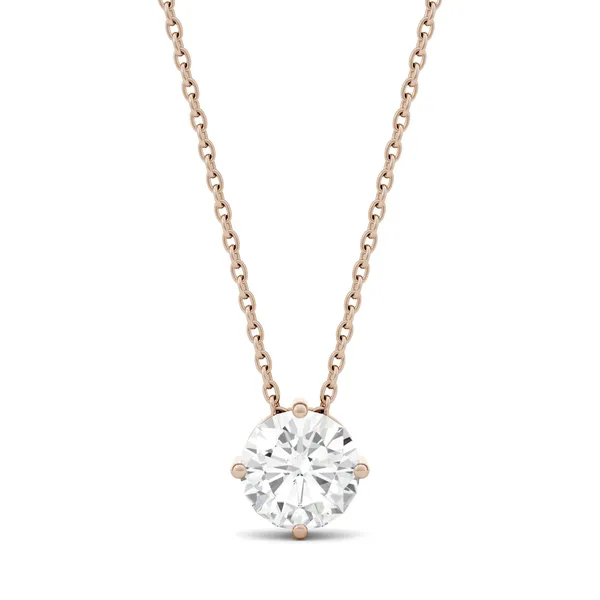 Round Brilliant Solitaire Pendant