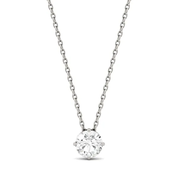 Round Brilliant Solitaire Pendant