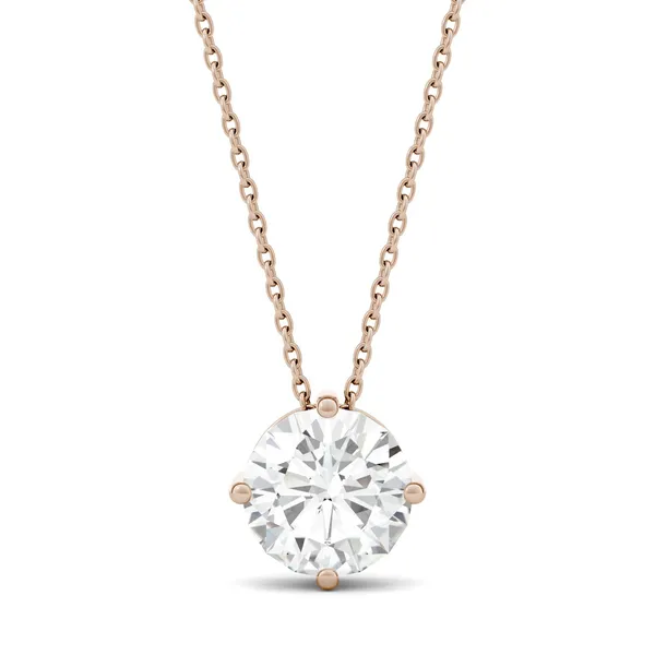 Round Brilliant Solitaire Pendant