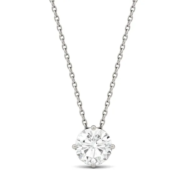 Round Brilliant Solitaire Pendant
