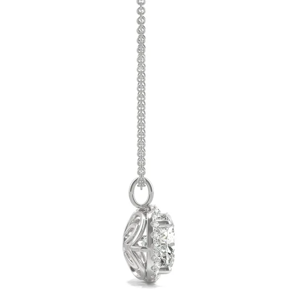 Single Bail Signature Halo Pendant