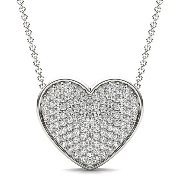 Signature Pavé Heart Pendant