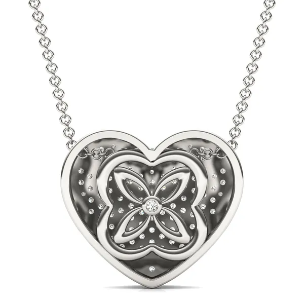 Signature Pavé Heart Pendant