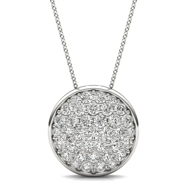 Signature Pavé Circle Pendant