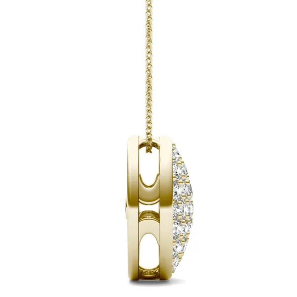 Signature Pavé Circle Pendant