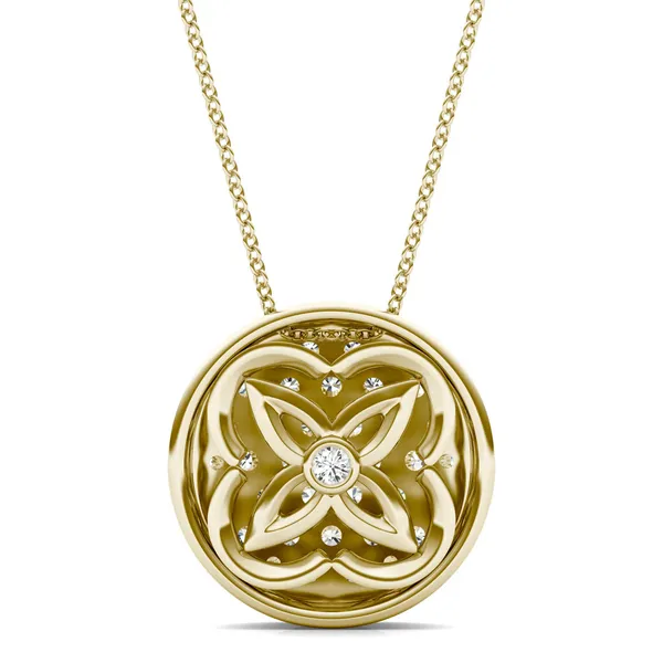 Signature Pavé Circle Pendant