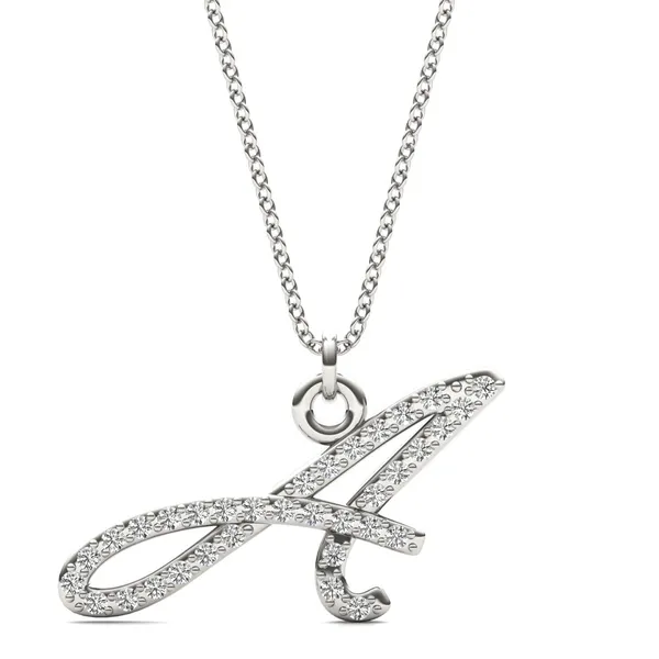 Script Initial A Pendant