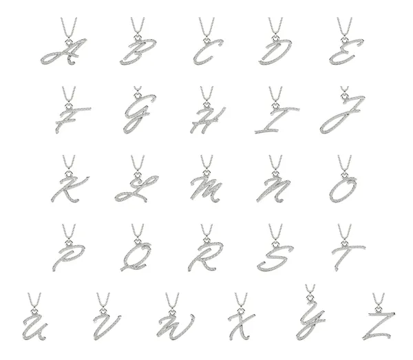Script Initial A Pendant
