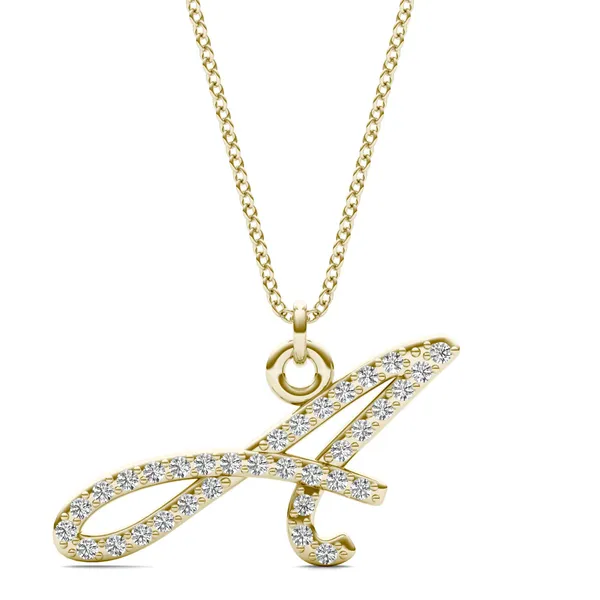 Script Initial A Pendant