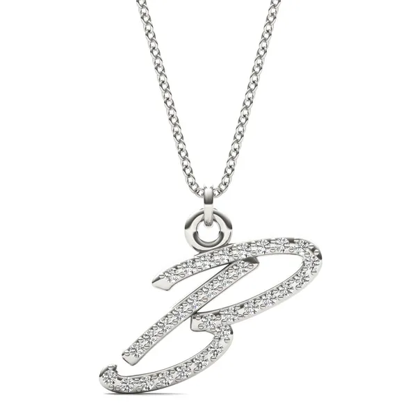Script Initial B Pendant