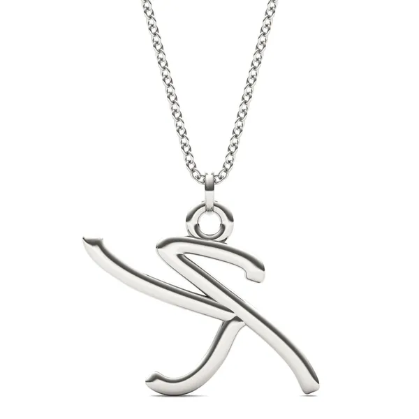 Script Initial K Pendant